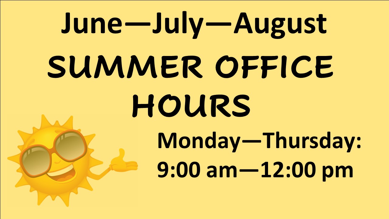 summerofficehours First Congregational Church of Tallmadge